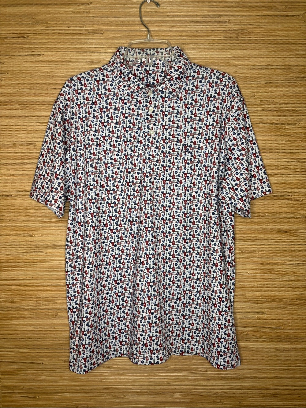 Rhoback The Nashvegas Men’s Performance Polo Sz L